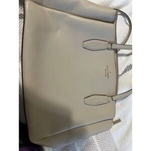 Kate‎ Spade New York Beige Leather Satchel Handbag Shoulder Bag Purse
